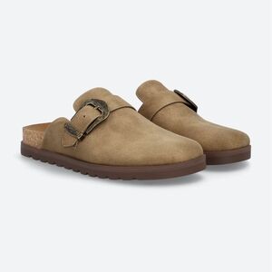 Blowfish Malibu Suede Buckle Slip-On Slides